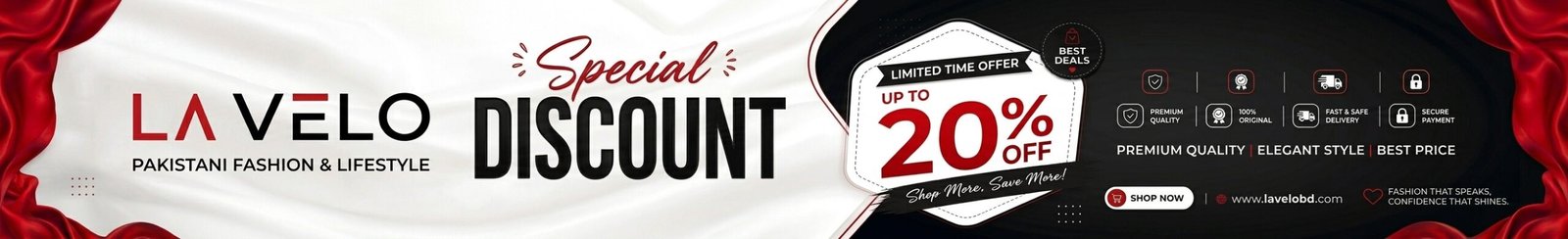 La VELO Special Discount Banner